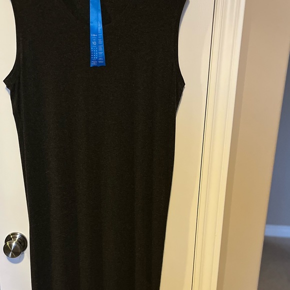 Kit and Ace Everywhere Maxi Dark Grey Dress Sz 10 - Picture 8 of 8